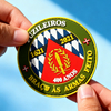 Custom Marine Corps 400th Anniversary PVC Patch 3D Soft Rubber Emblem with Hook and Loop Backing