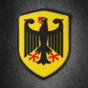 Custom Germany Bundesadler PVC Patch 3D Embossed Soft Rubber Eagle Logo Badge for Clothing Bags and Souvenirs