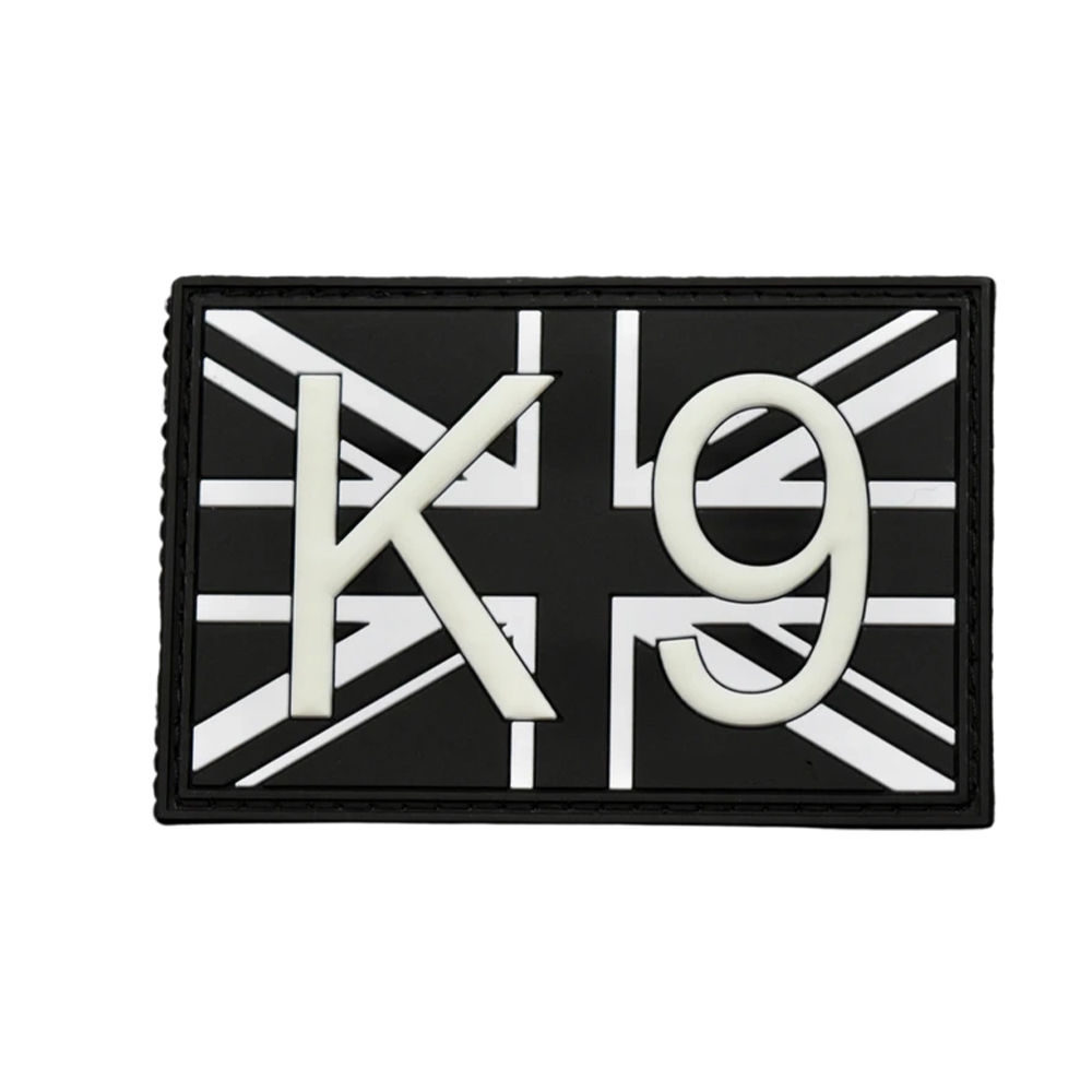 K9 UK Us Flag 3D PVC Morale Patch – Dog Handler Rubber Badge with Hook Loop for Backpacks Jackets Outdoor Gear