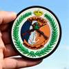 Custom Saudi Arabian Emblem 3D Embossed Soft PVC Rubber Patch Logo Badges for Hats and Clothing
