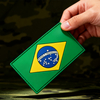 Custom 3D Rubber Flag Patch of Brazil Soft PVC Emblem with Hook and Loop Backing for Bags Jackets and Souvenirs