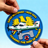 Pakistan Aviation Wings PVC Patch 3D Soft Rubber Emblem with Hook Backing