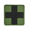 Personalized 3D Soft PVC Medic Patch Custom Rubber Label Hook and Loop Backing Durable Waterproof PVC Emblem for Outdoor Gear