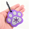 Free Sample Custom PVC Hands-Free Dog Poop Bag Holder Keychain Used Waste Bag Carrier Pet Poop Dispenser