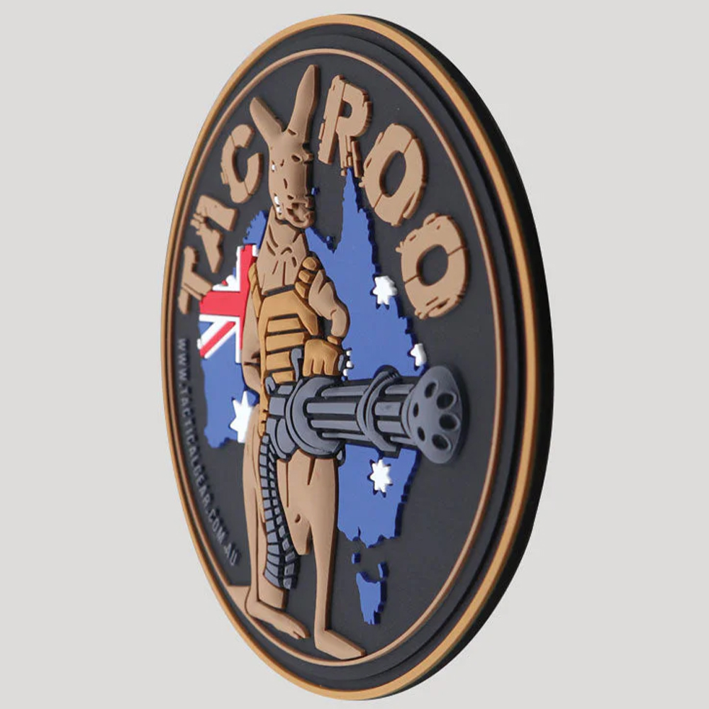 Custom Australian Federation Guard PVC Patch – 3D Rubber Emblem with Hook and Loop Backing