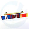 Custom soldier award medal pin stud Ribbon Bar
