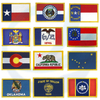 Customized Embroidered USA State Patches