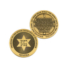 Custom Israeli Jewish Christian Israel Commemorative Challenge Coins