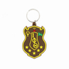 OES Star Greek Letters PVC Keychain White Sorority Fraternity Gifts Rubber Key Chain