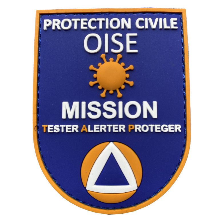 Custom French Military Pvc Patch 