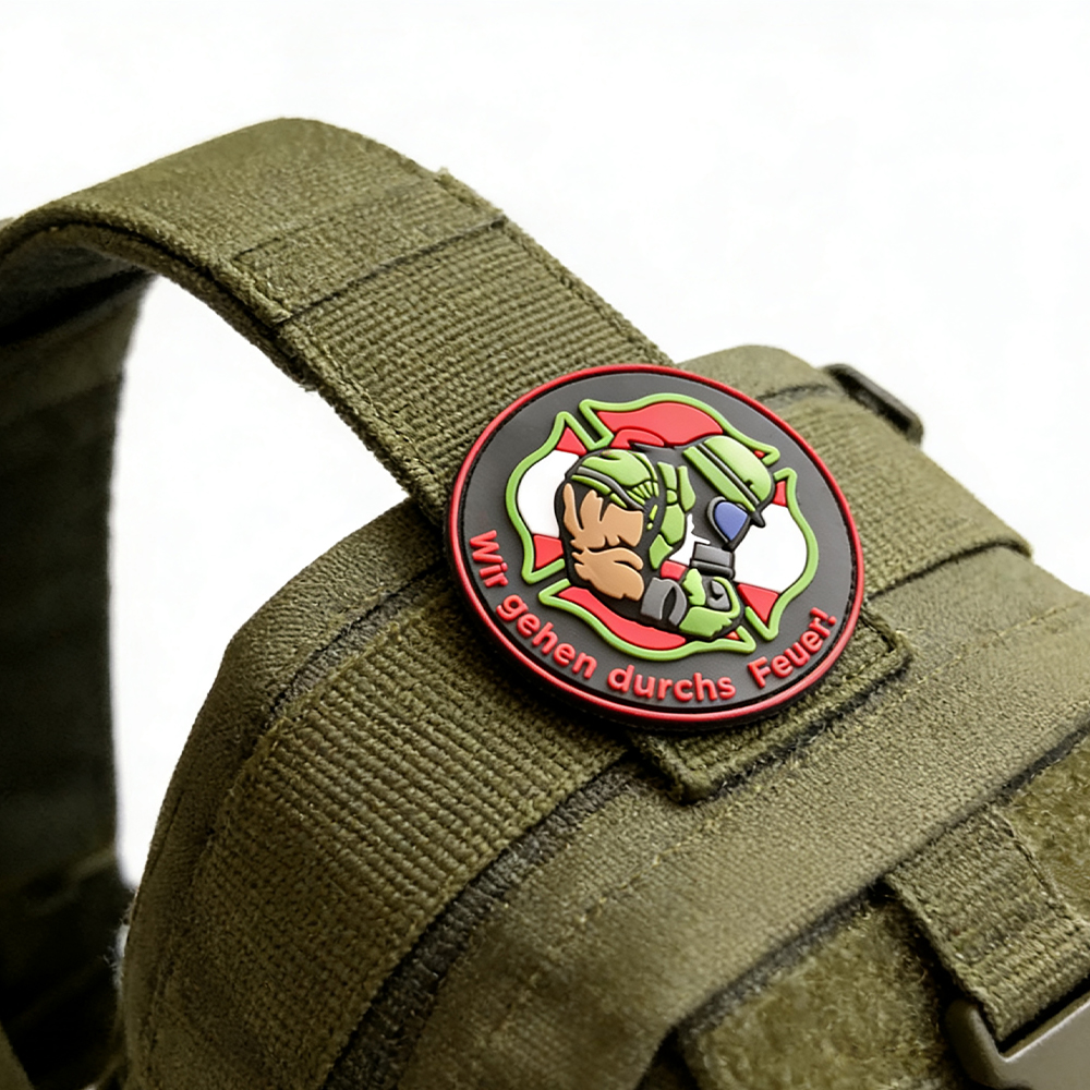 Customized CrossFire Firefighter Austrian 3D PVC Patch