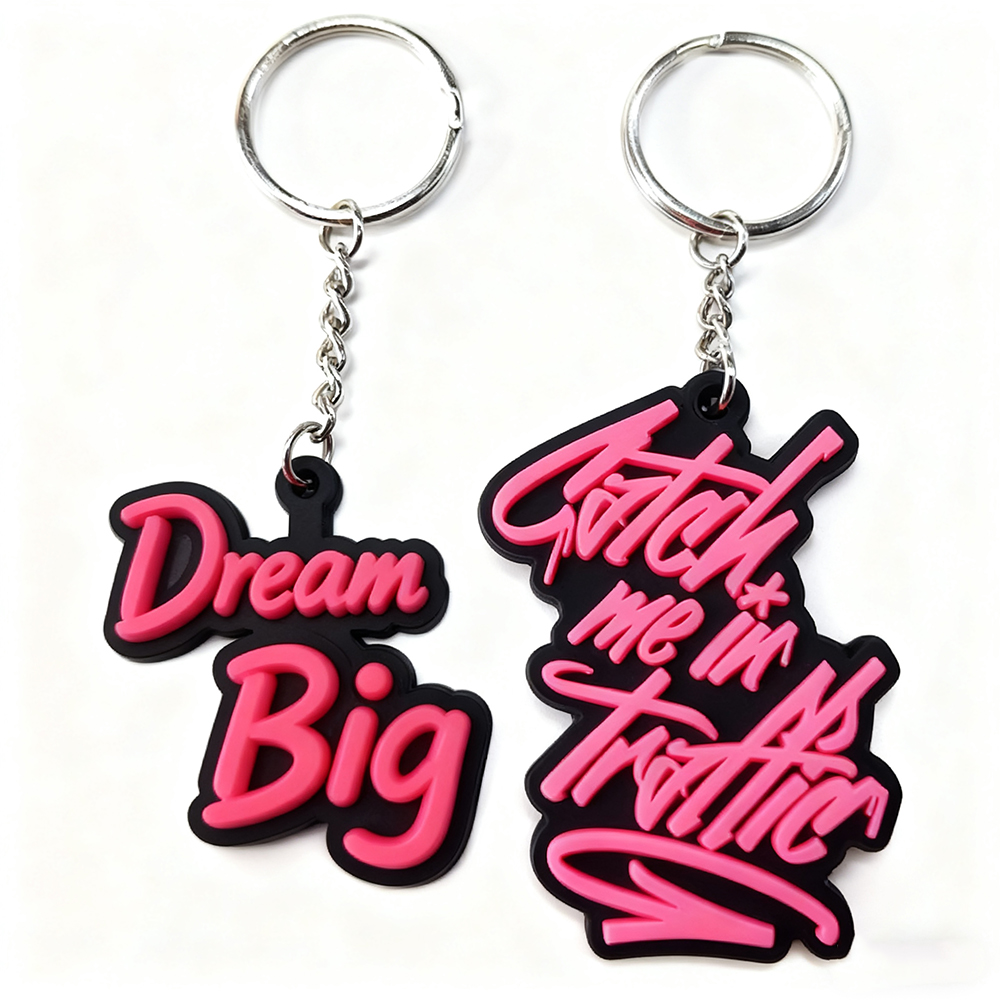Custom 2d Soft Pvc Keychain Key Chain logo Soft Rubber Keychains Silicone Keyring Rubber Personalized 3d Customized KEY CHAIN
