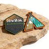 All-Terrain Landscape Camp PVC Patch LAT Forest Peaks Sun Outdoor Rubber Badge for Clothing Backpack Decoration Tactical Armband