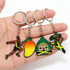 Travelpro Custom Jamaica Engraved Metal Anime Souvenir Key Chain for Decoration