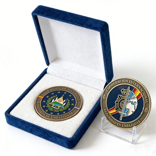 Custom Spanish Military Police Tactical Unit Challenge Coin 3D Metal