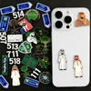 China Factory Custom Saudi National Day Pins New Fashion Phone Sticker Brooch with Metal Lapel Enamel Badge