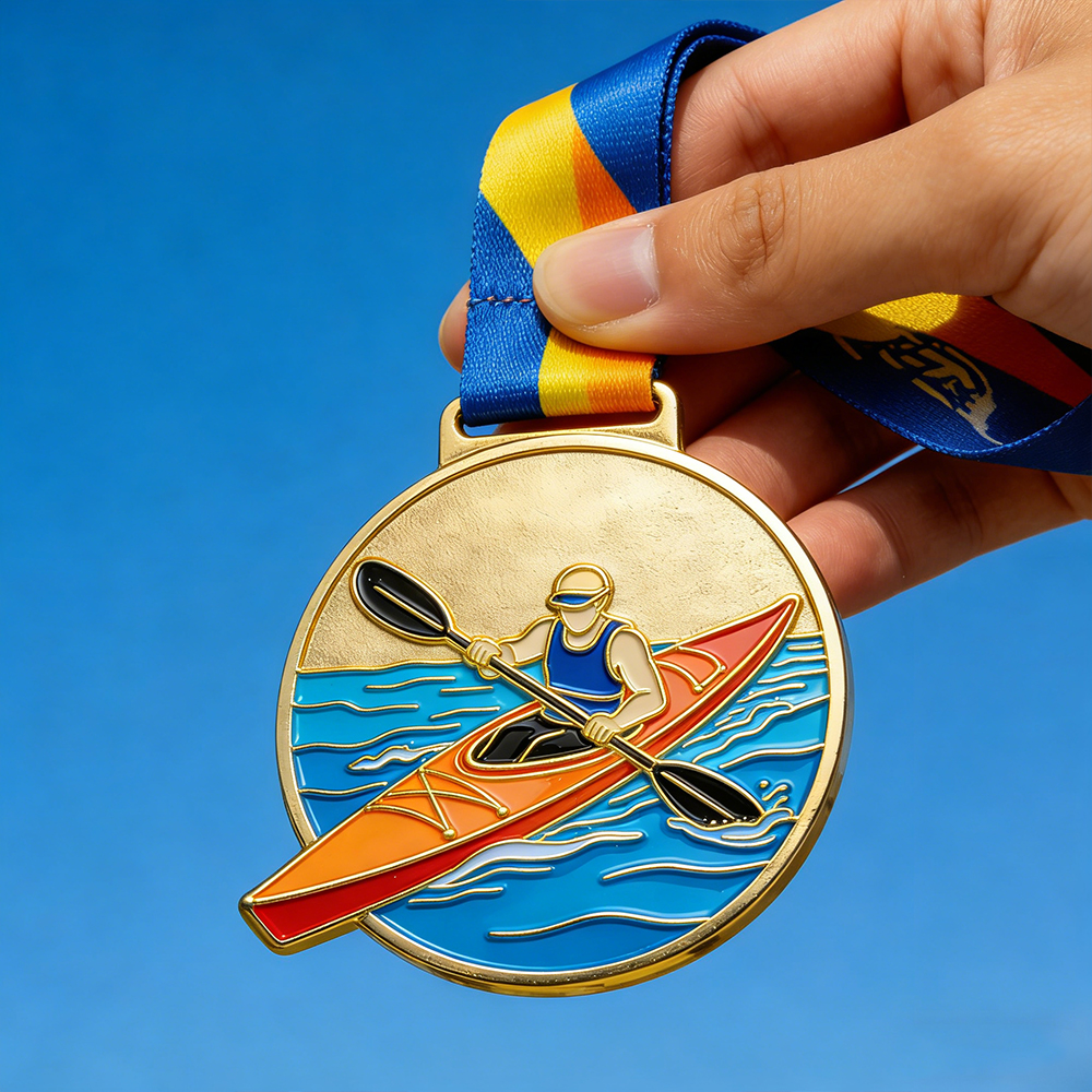 Personalized Rowing Kayak Canoeing Rafting Sailboard Windsurfer Windsurfing Sailboarding Boardsailing Sailing Medal Medallas Medallion Custom Sailboat Medal