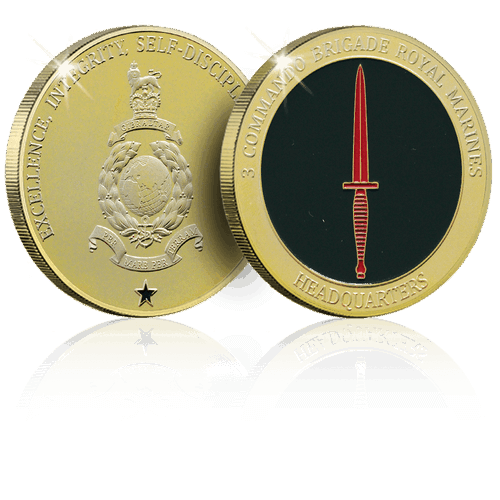 Royal Marines Challenge Coin