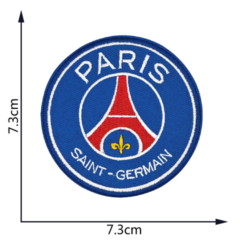 Soccer club logo handmade embroidery iron on sport football patch team patch for Jersey Caps