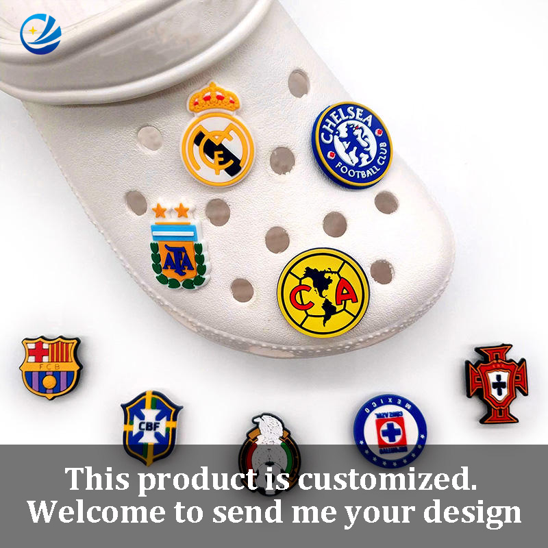New Wholesale Pvc Custom Clog christian cat dad cow cartoon baseball sports butterfly basketball soccer football shoe charms