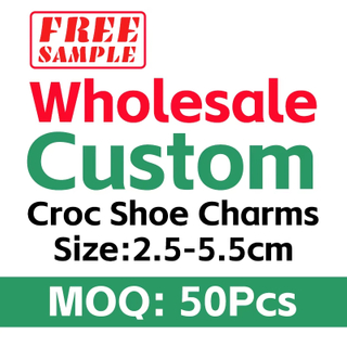 Promotional Business Gifts Low MOQ Custom Shoe Name Croc Charm