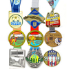 Customized Metal Marathon Sports Award Medallion Soccer Trophy Gold Medal