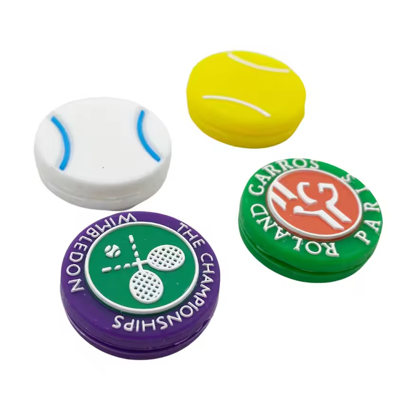 wholesale silicone PVC rubber anti vibration custom tennis racquet dampener