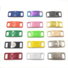 Wholesale Engraved Printed Logo Shoelace Metal Tag AF1 Dubraes Lace Locks Shoelace Charms