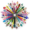 Wholesale Custom Food Grade Easy String DIY Jewelry Bracelet Beads On Pen Animal Focal Beads