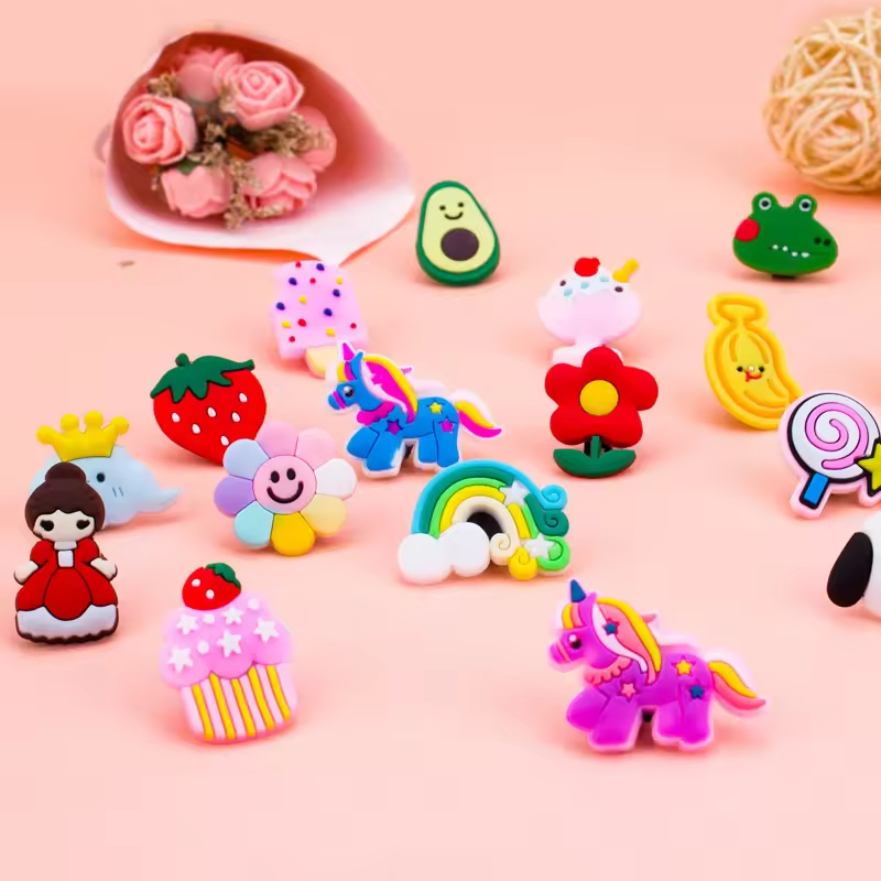 Adorable colorful shoe Charm cartoon cute shoelace buckle