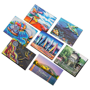 Custom Travel Memorial Photo Decoration Fridge Magnets With Personalized Pictures