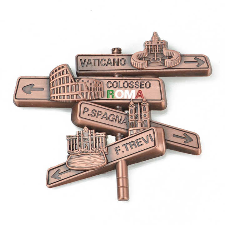 Home Decor Magnetic Stickers Tourist Souvenir Fridge Magnet Customised Metal Magnet Refrigerator