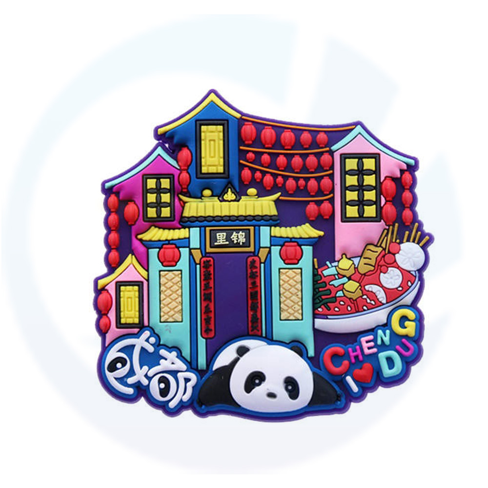Custom Personalised logo 3d pvc rubber souvenir fridge magnet magnetic magnets stickers for fridge manufacturer