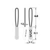 OEM Silicone Rubber Shoe Hang Tags Label Tactical Patches Zipper Pulls Custom Logo