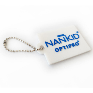 Custom Garment Shirt Shoes Bags Swing Tag Silicone Rubber Shoe Lace Charm Tags with Metal Ball Chain Fastener