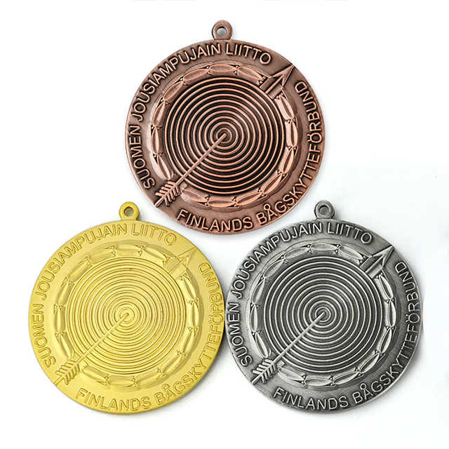 Custom Blank Medals Gold Silver Copper Sublimation Blanks Medal Engrave Sports Marathon Run Medals