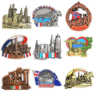 Design Logo Photo Souvenir Sticker 3d Metal Refrigerator Magnets Fridge Imanes De Refrigerador Memo Note Custom Fridge Magnet