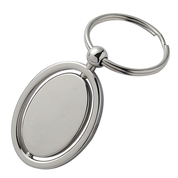 Manufacturer Customized Rotate Spinning Hard Enamel House Round Star Airplane Keyrings Stainless Steel Blank Spin Keychain