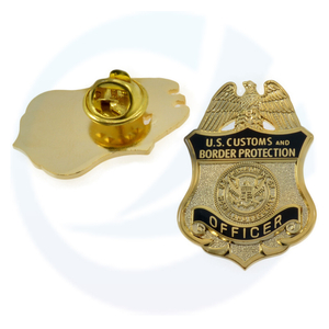 DHS CBP Officer Mini Badge Lapel Pin