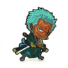 Hot Sale Japanese Cartoon Character One Piece Luffy ZORO Anime Pin Brooch