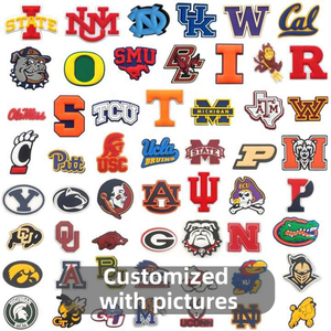 NEW Arrival DIY College Florida Logo Sports Team UCS GATORS Students PVC Shoe KANSAS Decorations Shoe Charms
