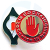 Tyrone Easter Lily Enamel Pin Badge - Irish Republican 1916 Rising FlagSuperstore
