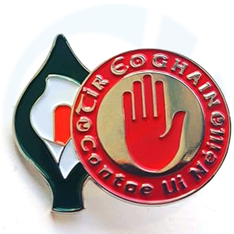 Tyrone Easter Lily Enamel Pin Badge - Irish Republican 1916 Rising FlagSuperstore