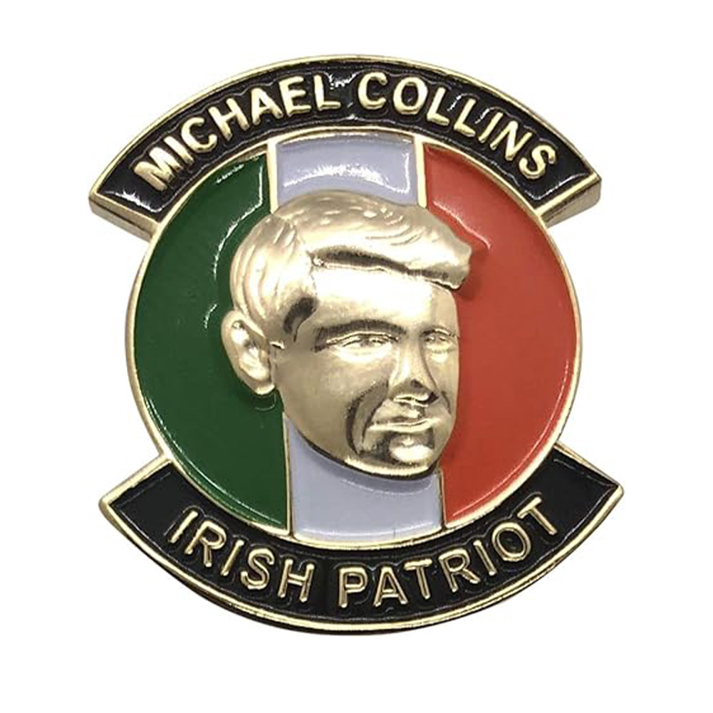 Irish Socialist Republic Irish Flag Enamel Pin Emblem