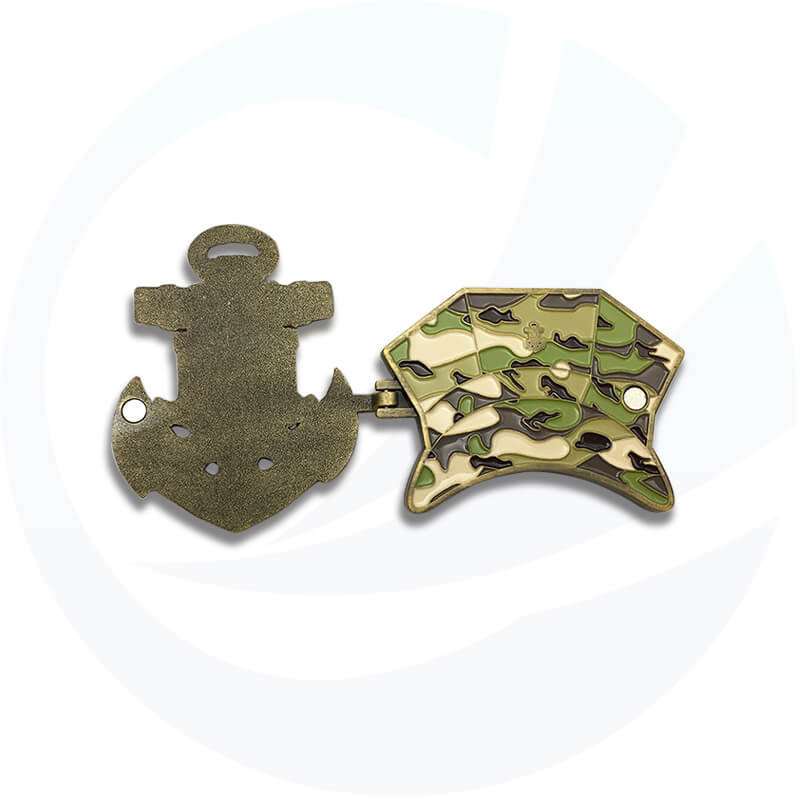compound metal large Challenge Coin