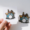 PVC Music Patches Musical Instrument Series Cartoon Soft Plastic Patch Phone Case Brooch Bags Jewelry Creative Diy Accessories