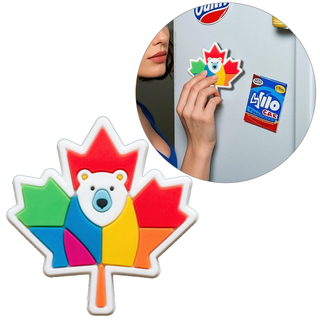 Custom Canada Monaco Logo 3d PVC Rubber Souvenir Christian Fridge Magnets Magnetic Magnets Stickers for Fridge Manufacturer