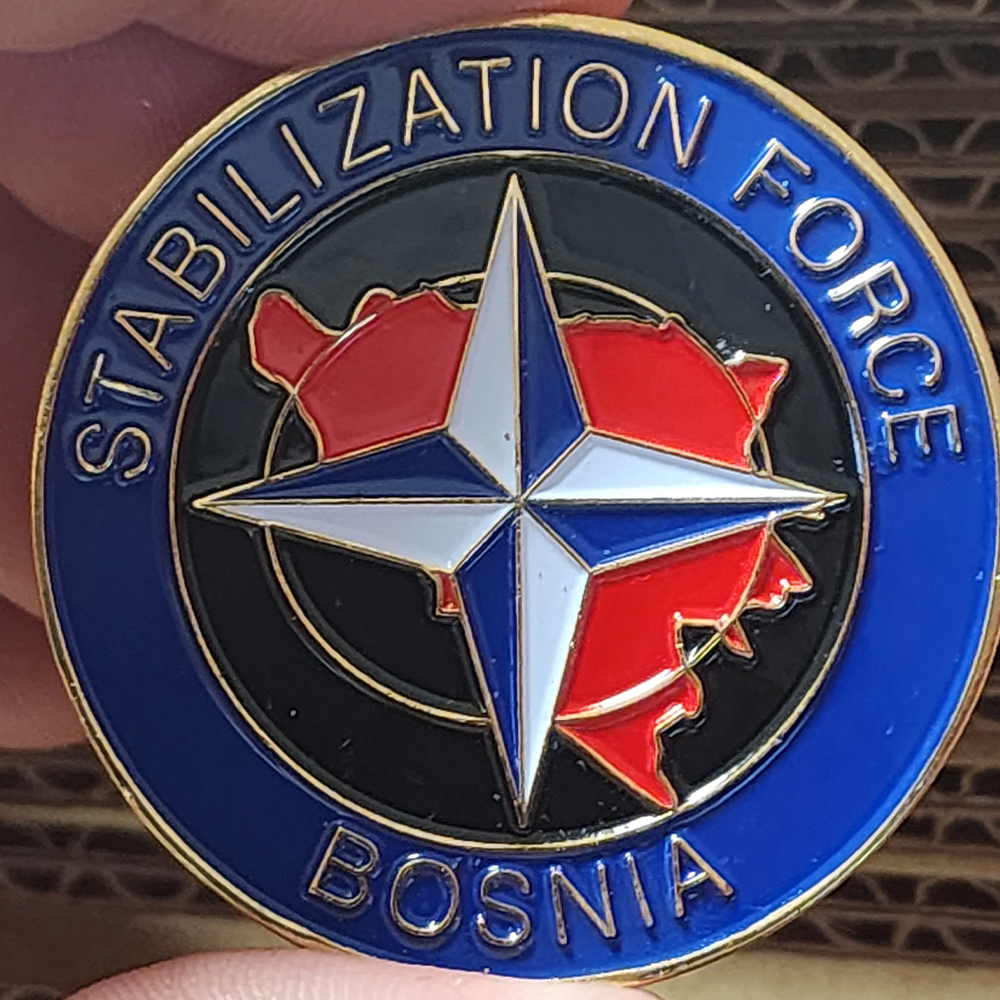 Custom KOSOVO coin 2D/3D Enamel Challenge Coins Metal Logo Souvenir & Commemorative Tokens Engraved Design