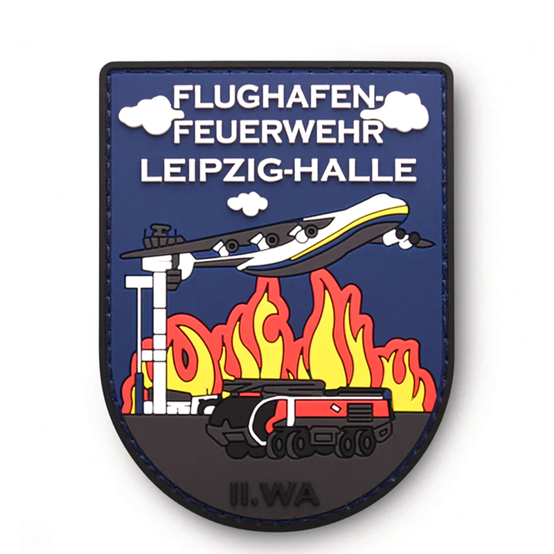 Custom Pvc Patch Germany Firefighter 3d Embossed Logo Rubber Label by Provided Artwork Pvc Patch