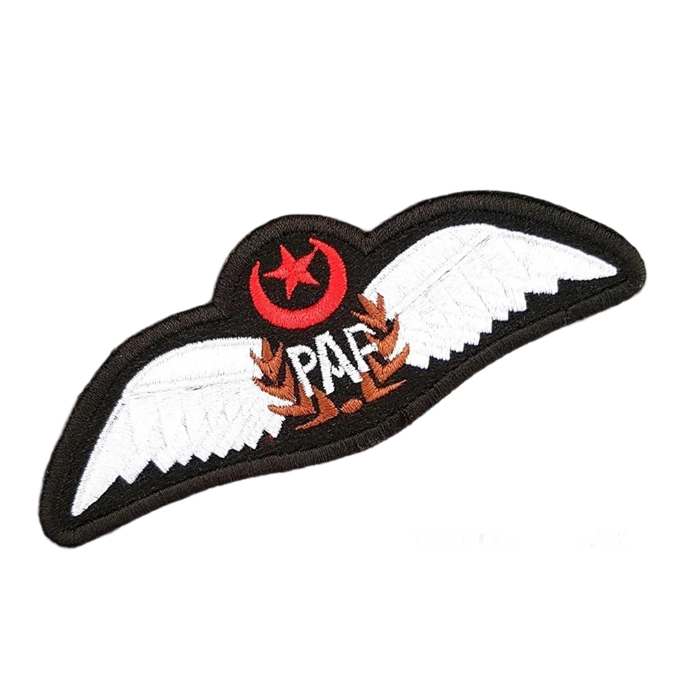 Customized Fabric Woven Both Sides Airplane Airline Jet Tag Embroidery Key Ring 3d Double Sided Logo Custom Pakistan Navy Aviation Keychain
